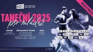 TANEČNÍ PRO MLÁDEŽ 2025 / 1 osoba